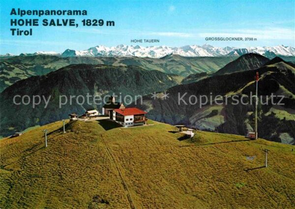 Hopfgarten Brixental Gipfelrestaurant Hohe Salve Alpenpanora