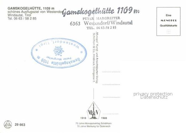 Westendorf Tirol Gamskogelhütte im Windautal Alpen – Bild 2