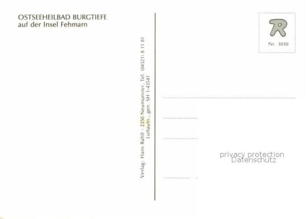 Burgtiefe Hafen Hotels Ostseeinsel Fliegeraufnahm – Bild 2