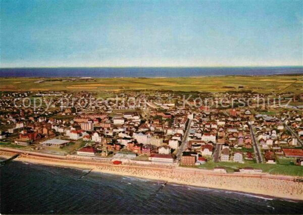 Westerland Sylt Nordseeinsel Fliegeraufnahme