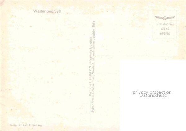 Westerland Sylt Nordseeinsel Fliegeraufnahme – Bild 2