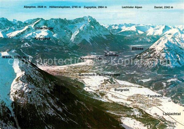 Garmisch-Partenkirchen Das schöne Tal der Loisach Alpenpanoram