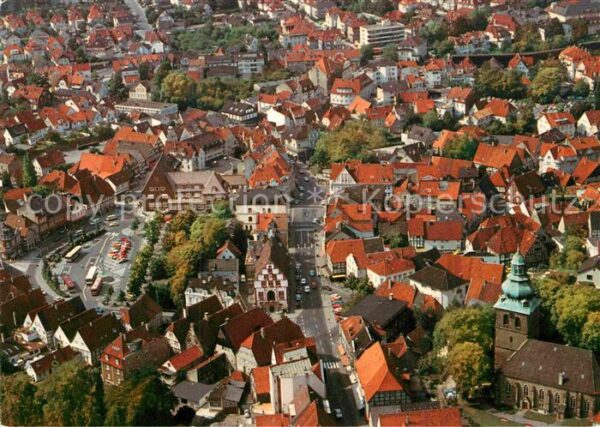 Bad Salzuflen Innenstadt mit Salzhof Rathaus 16. Jhdt