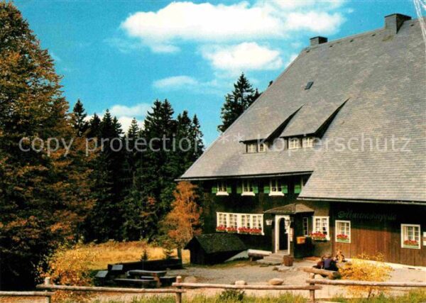 Furtwangen Berggasthof Martinskapelle an der Donau