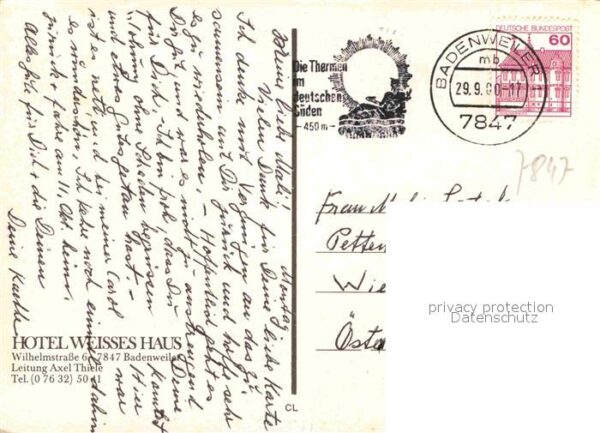 Badenweiler Hotel Weisses Haus Liegewiese – Bild 2