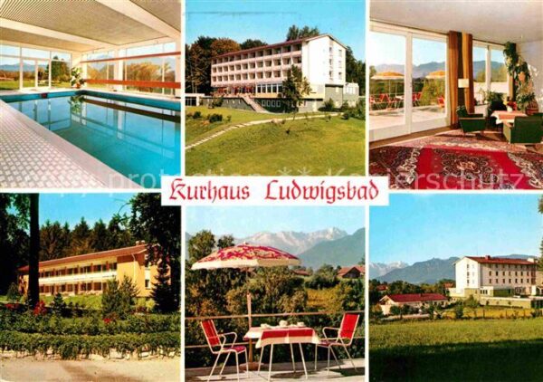 Murnau Staffelsee Kurhaus Ludwigsbad Alpenmoorbad Hallenb