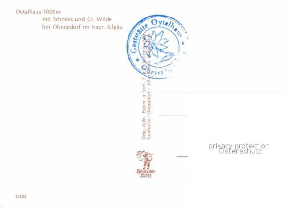 Oytal Oytalhaus mit Schneck und Gr Wilde Allg – Bild 2