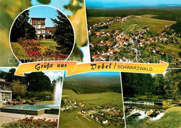 Dobel Schwarzwald Teilansichten Heilklimatischer Kurort F