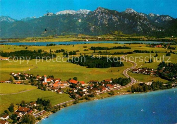 Hopfen See mit Hochplatte Tegelberg Straussberg un
