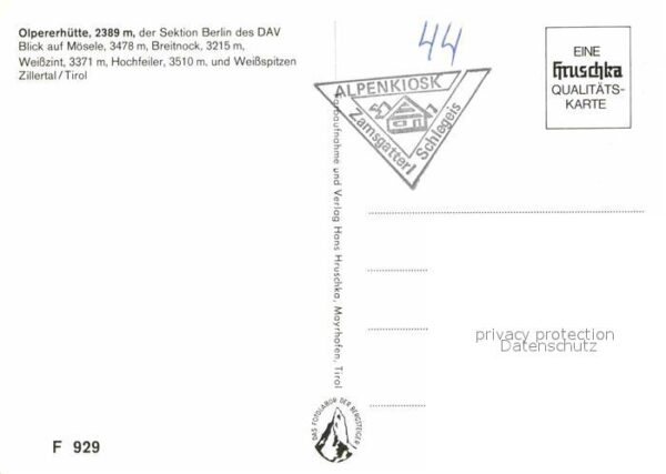 Olpererhuette Berghaus Bergsee Zillertaler Alpen – Bild 2
