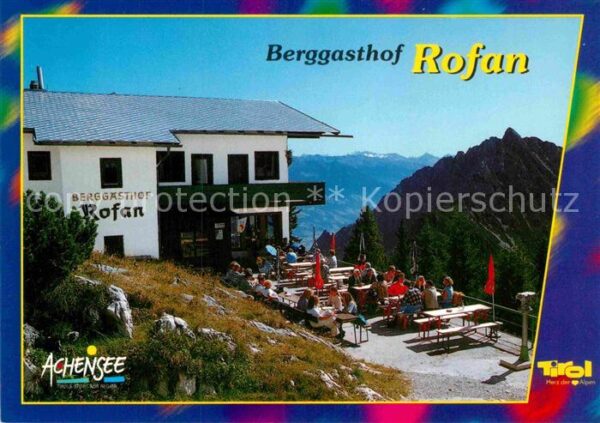 Achensee Berggasthof Rofan Jausenstation Almstüb