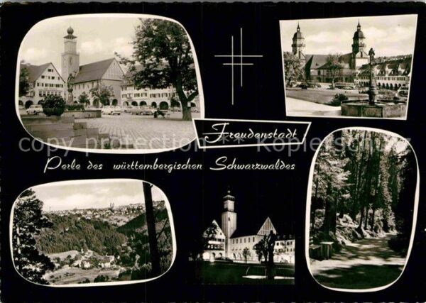 Freudenstadt Perle des Schwarzwaldes Teilansicht Luf