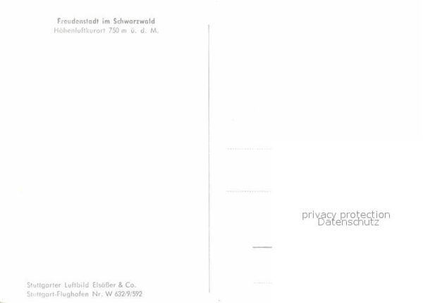 Freudenstadt Höhenluftkurort im Schwarzwald Fliegera – Bild 2