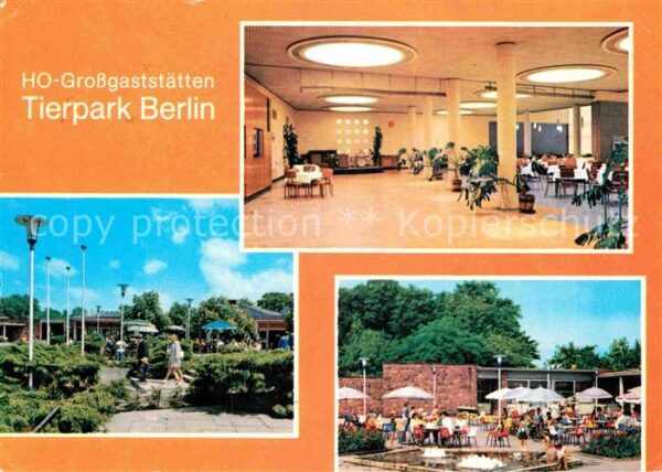 Berlin HO Grossgaststätten Tierpark Festsaal C