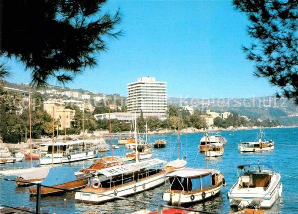 Opatija Abbazia Hotel Adriatik Hafen