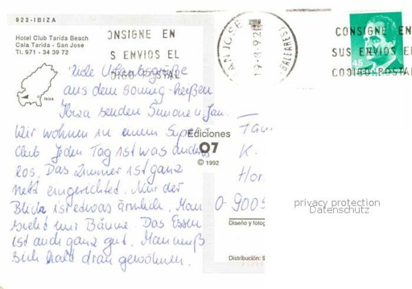 San Jose Ibiza Hotel Club Tarida Beach Swimming Pool – Bild 2
