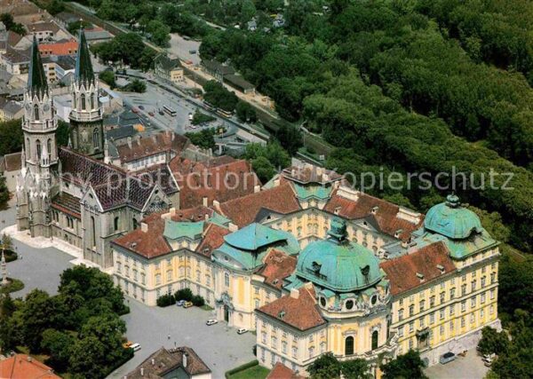 Klosterneuburg Augustiner Chorherrnstift Fliegeraufnah