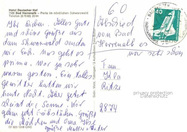 Bad Herrenalb Hotel Deutscher Hof im Schwarzwald – Bild 2