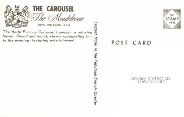 New Orleans Louisiana the Carousel the Monteleone Bar – Bild 2