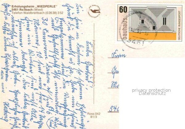 Rossbach Wied Erholungsheim Wiedperle – Bild 2