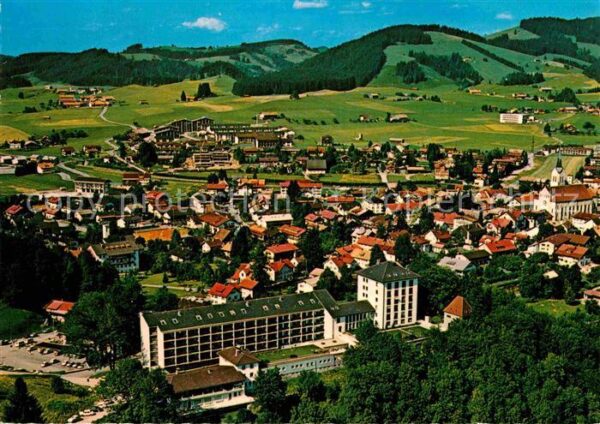 Oberstaufen Fliegeraufnahme Schloßbergklinik