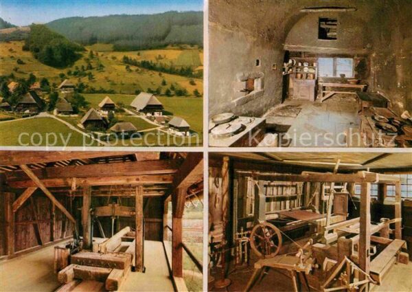 Gutach Schwarzwald Fliegeraufnahme Freilichtmuseum Vogtsba