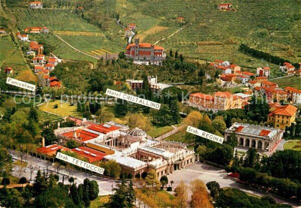 Montecatini Terme Fliegeraufnahme Hotel Cristallino