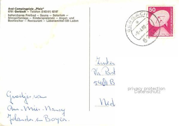 Gerbach Pfalz Aral Campingplatz Pfalz – Bild 2