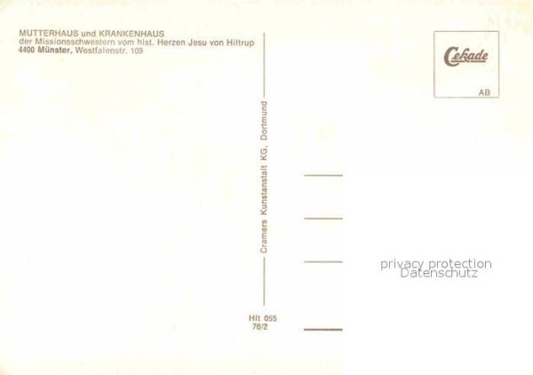 Muenster Westfalen Mutterhaus Krankenhaus – Bild 2