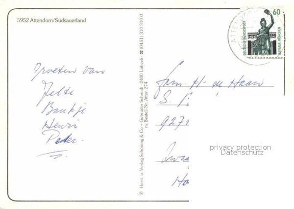 Attendorn Markt Kirche Brunnen – Bild 2