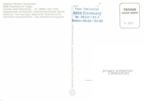 Eisenberg Allgaeu Gasthof Pension Gockelwirt – Bild 2