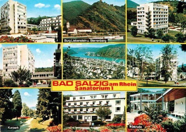 Bad Salzig Sanatorium Trinkhalle Burg-Liebenstein