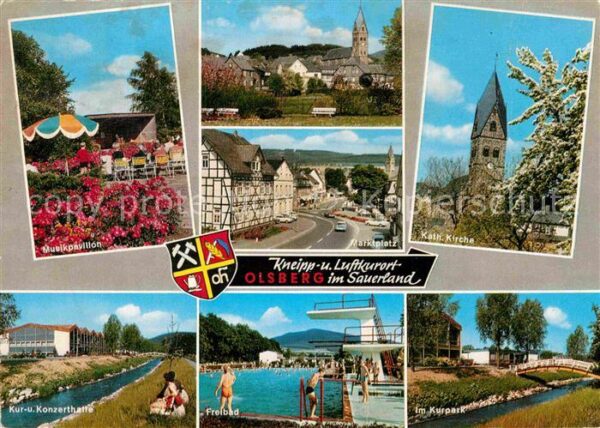 Olsberg Sauerland Musikpavillon Marktplatz Freibad Konzer