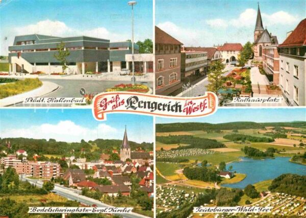 Lengerich Westfalen Hallenbad Rathausplatz Teutoburger-Wald