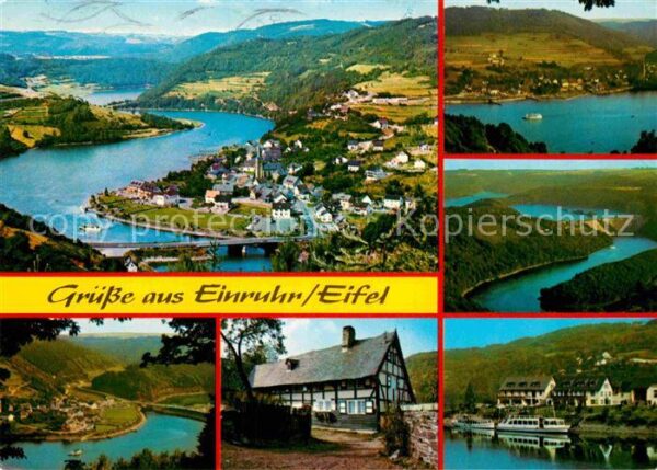 Einruhr Fliegeraufnahme Flusspartien