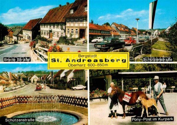 St Andreasberg Harz Breite-Strasse Sch?tzenstrasse Pony-Pos