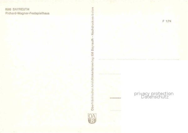 Bayreuth Richard Wagner Festspielhaus – Bild 2