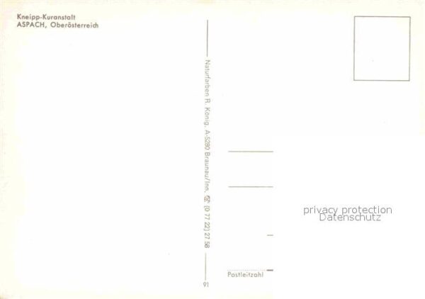 Aspach Oberoesterreich Kneipp Kuranstalt – Bild 2