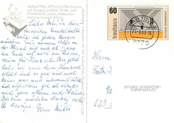 Bad Toelz Jodbad Trink- und Wandelhalle – Bild 2