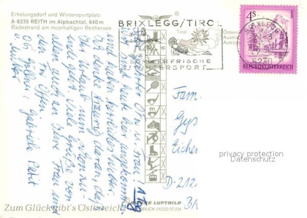 Reith Alpbachtal Fliegeraufnahme Strand am Reithersee – Bild 2