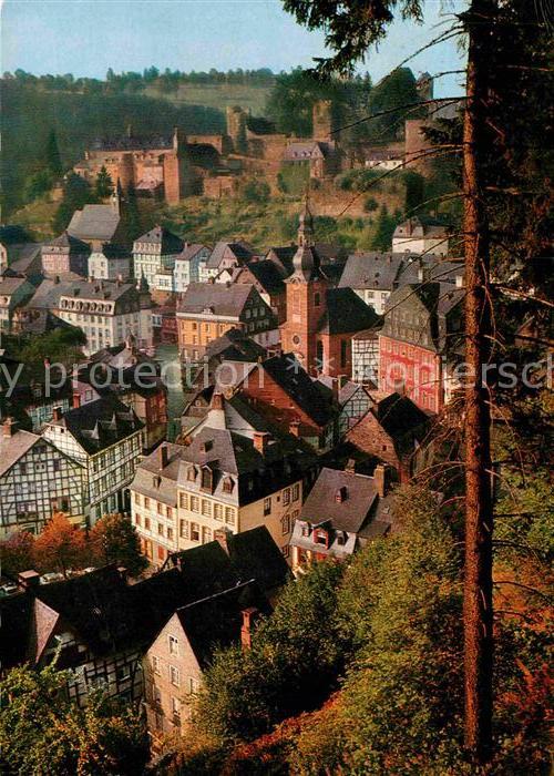 Monschau mit Schloßruine