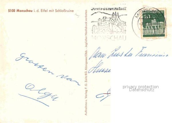 Monschau mit Schloßruine – Bild 2