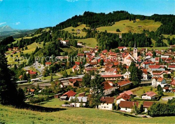 Oberstaufen mit Altmann und Säntis