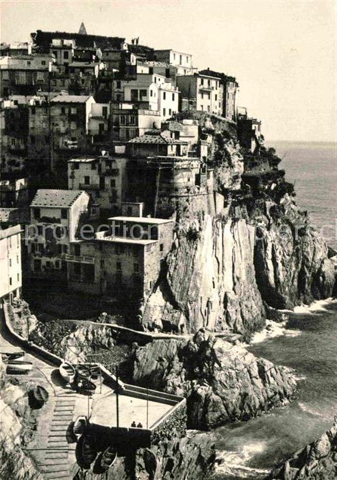 Manarola Steilküste Hafen