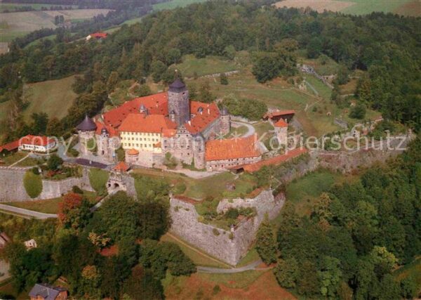 Kronach Oberfranken Fliegeraufnahme Festung Rosenberg