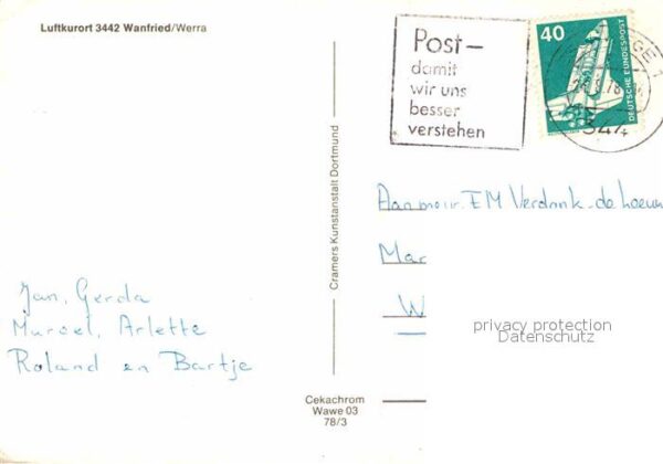 Wanfried Werrapartie mit Fachwerk – Bild 2
