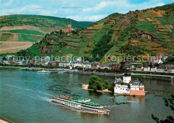 Kaub Burg Gutenfels Pfalz Rheinpartie