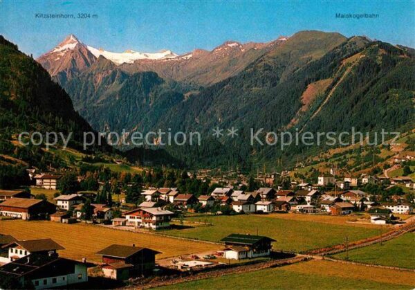 Kaprun Fliegeraufnahme Skigebiet Kitzsteinhorn