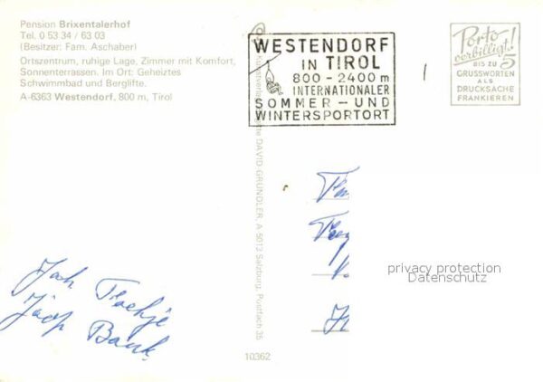 Westendorf Tirol Pension Brixentalerhof – Bild 2