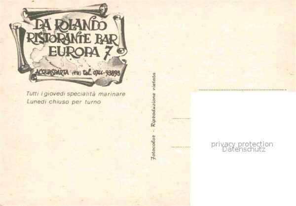 Italien Italia Italy Da Rolando Restaurant – Bild 2